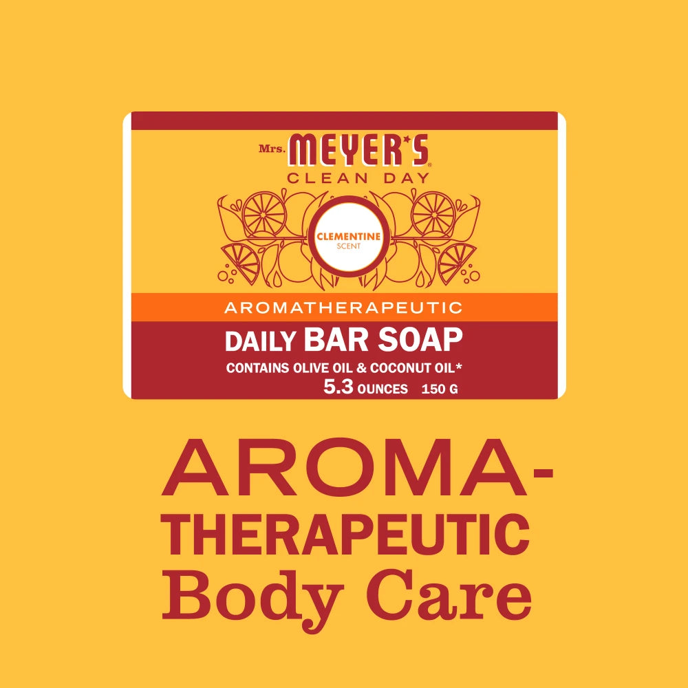 Mrs. Meyers Clementine Daily Bar Soap - for Body Care