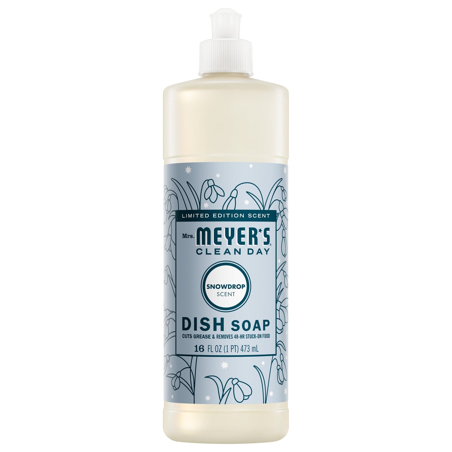 Mrs. Meyers Snowdrop Dish Soap - for Dishwashing