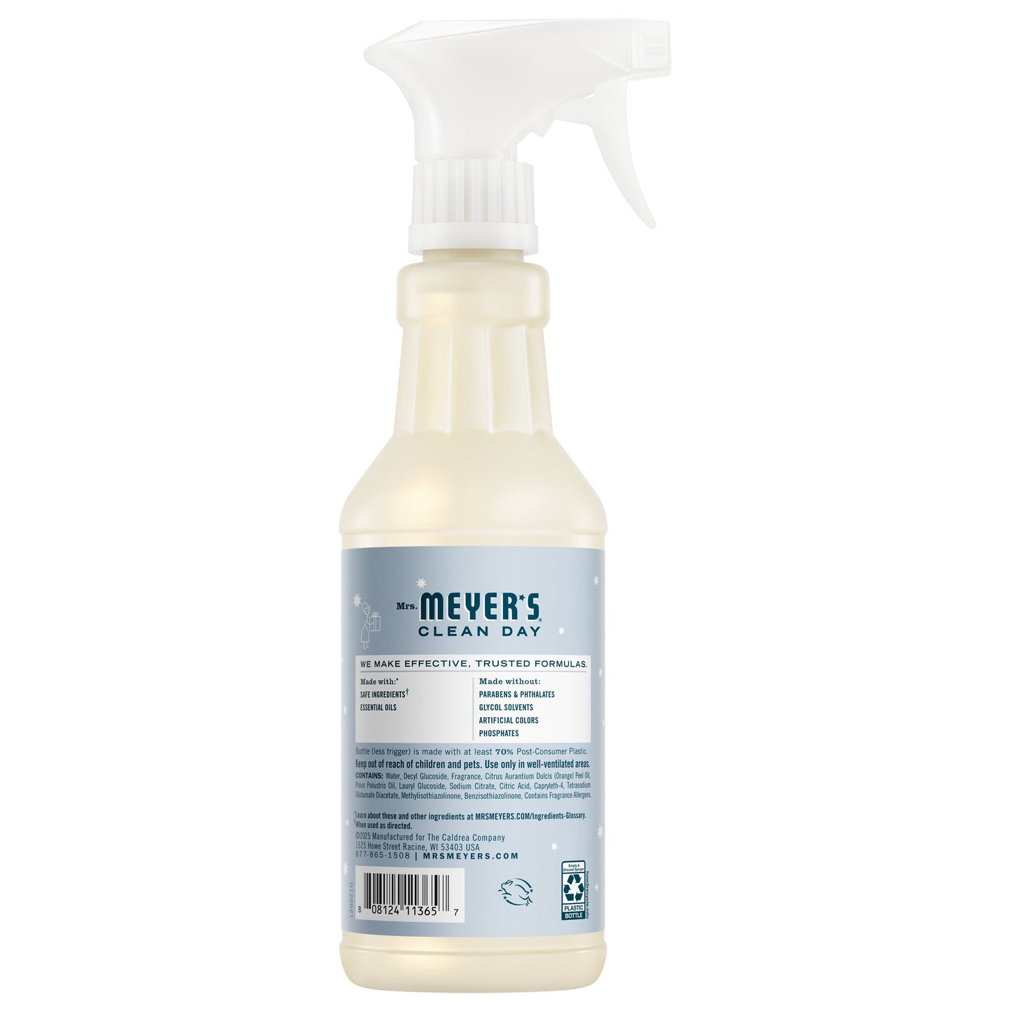 Mrs. Meyers Snowdrop Multi - Surface Everyday Cleaner 3 - count Bundle - for Coordinated Home Care