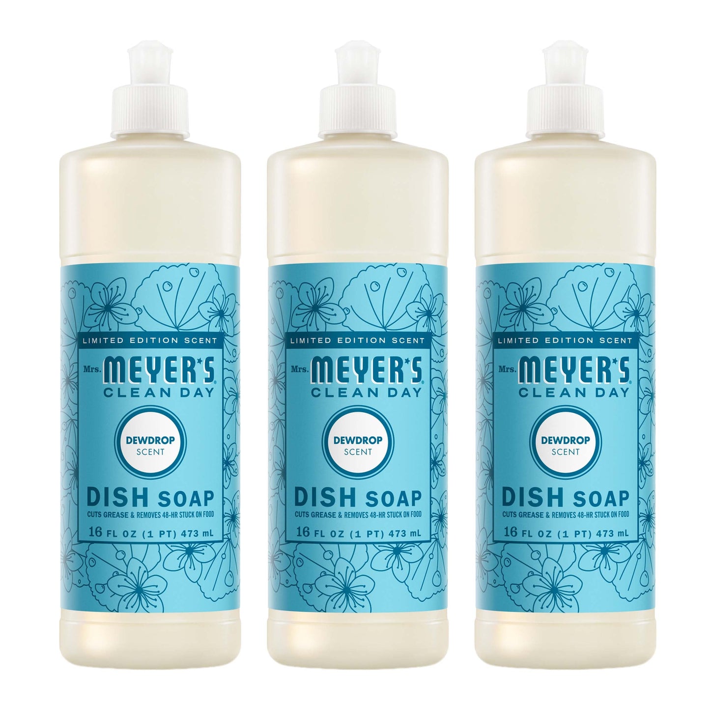 Dewdrop Dish Soap 3 - count Bundle - for Dishwashing