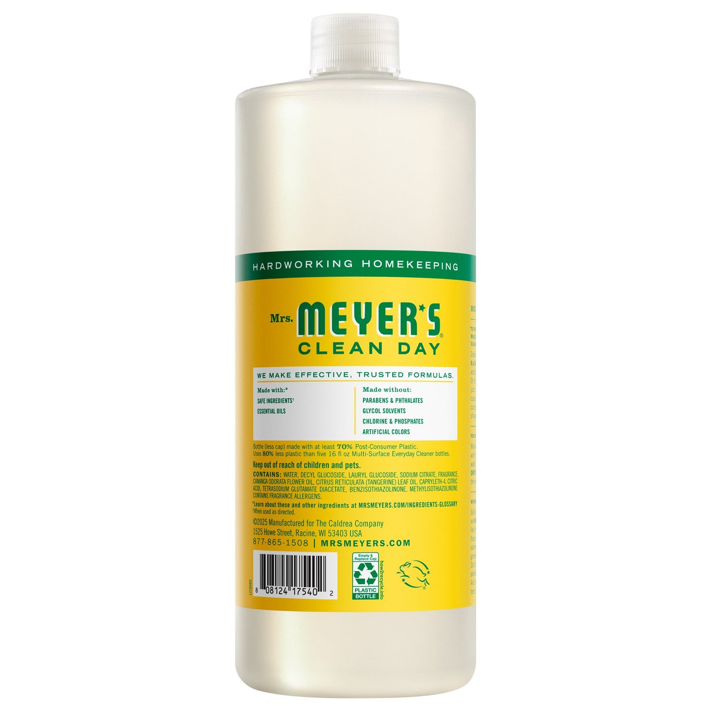 Mrs. Meyers Honeysuckle Multi - Surface Concentrate - for Easy Refilling