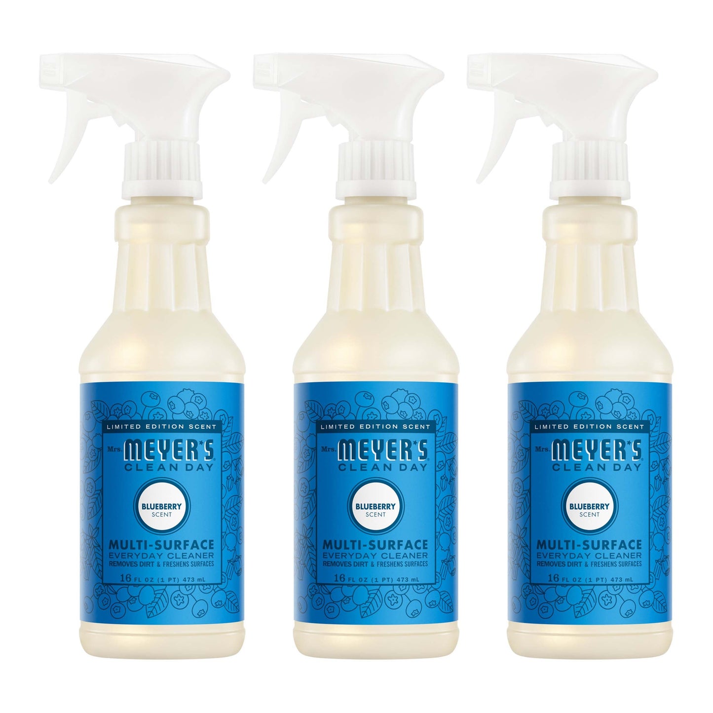 Blueberry Multi - Surface Everyday Cleaner 3 - count Bundle - for Coordinated Home Care