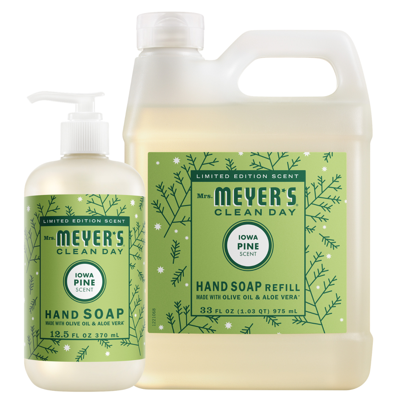 Iowa Pine Liquid Hand Soap and Refill Set - for Hand Care