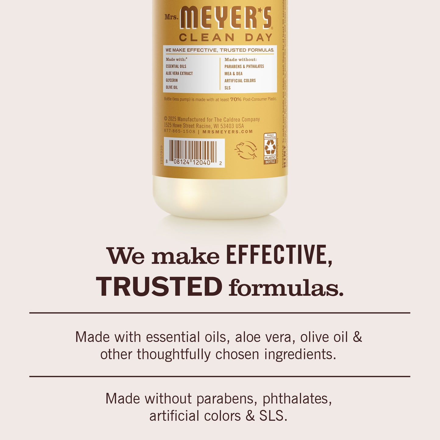 Mrs Meyers HoneycombLiquid Hand Soap - for Hand Care