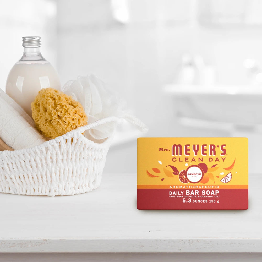 Mrs. Meyers Clementine Daily Bar Soap - for Body Care