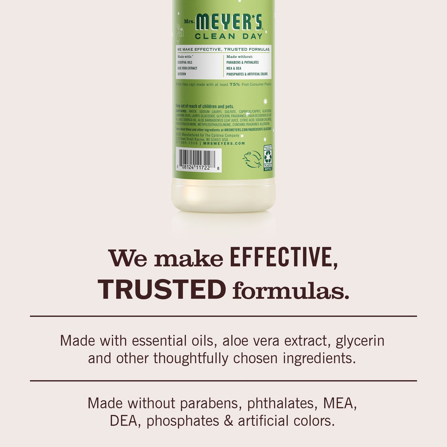 Mrs. Meyers Iowa Pine Dish Soap 3 - count bundle - for Dishwashing