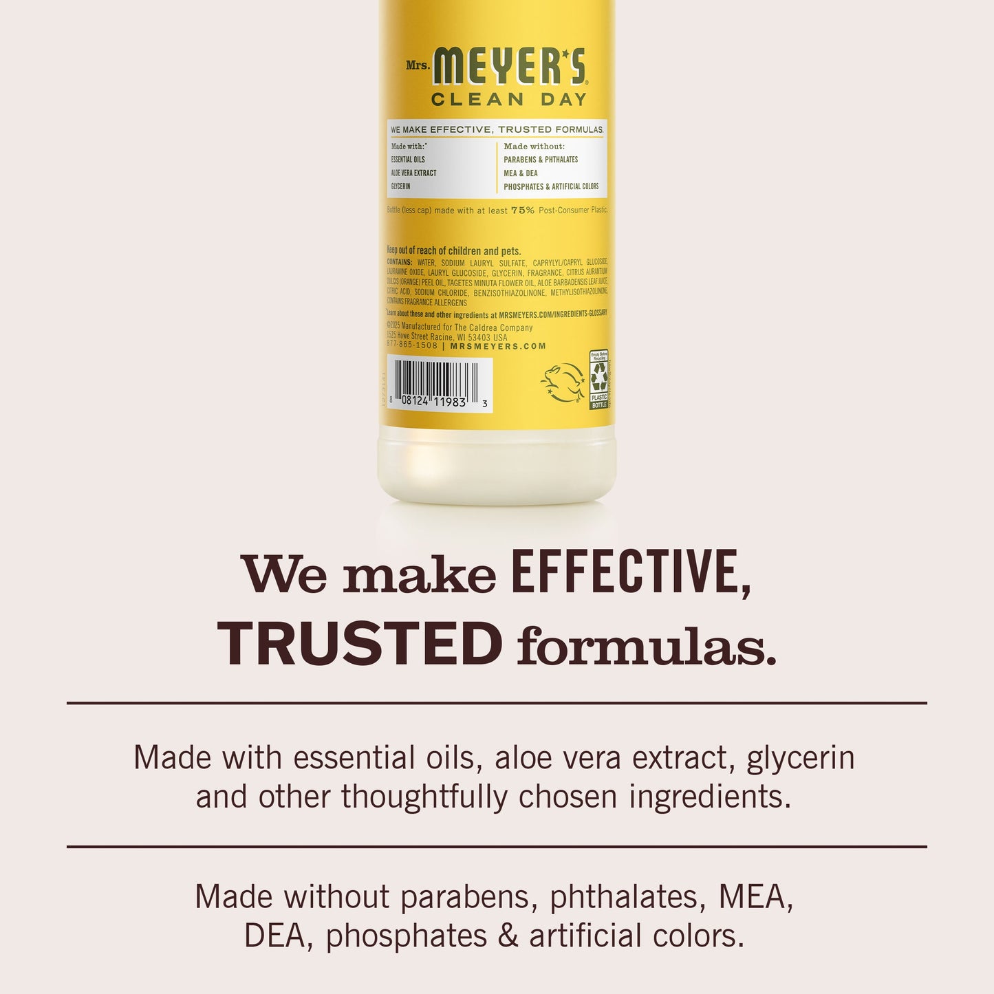 Mrs. Meyers Dandelion Dish Soap - for Dishwashing