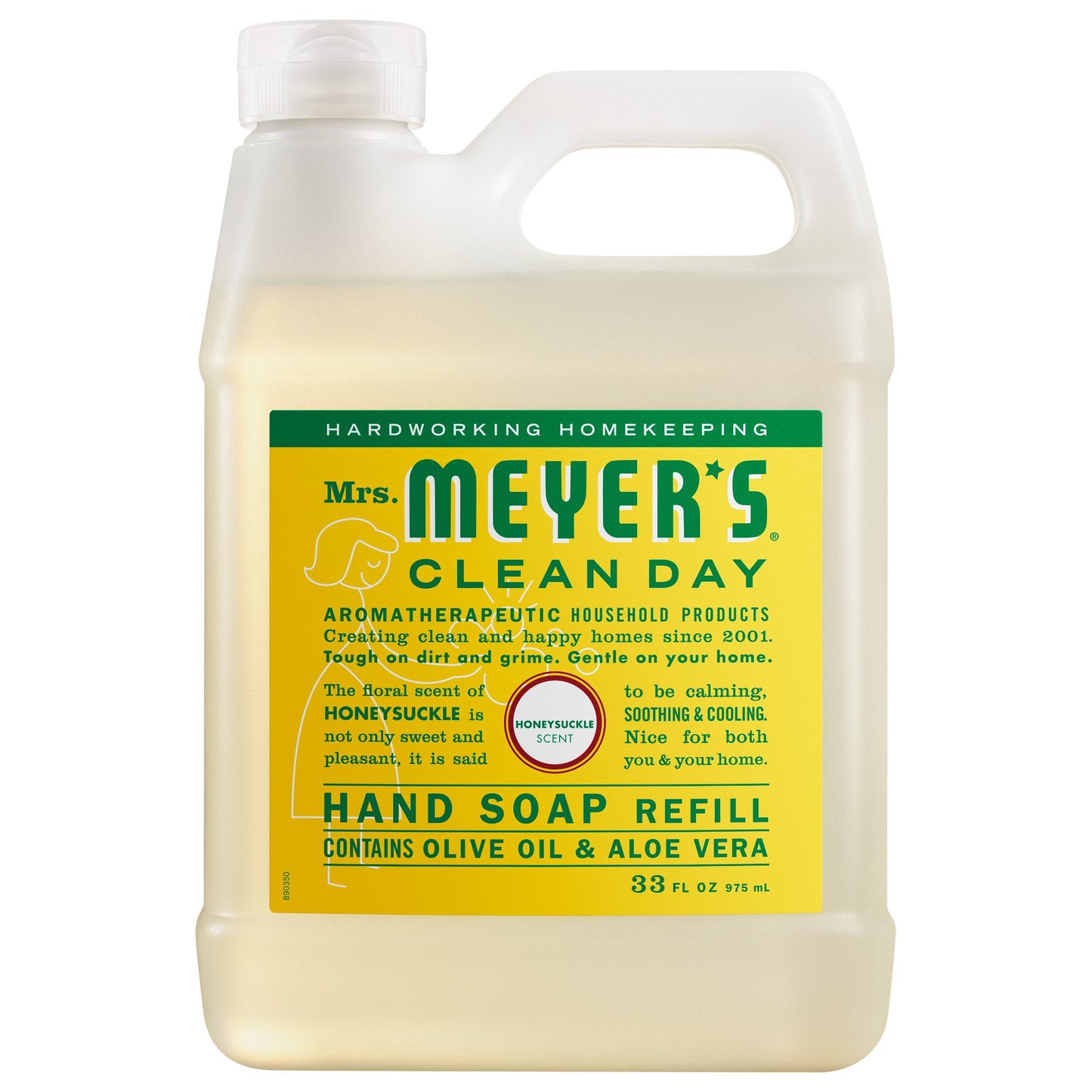 Mrs. Meyers Honeysuckle Liquid Hand Soap Refill - for Hand Care