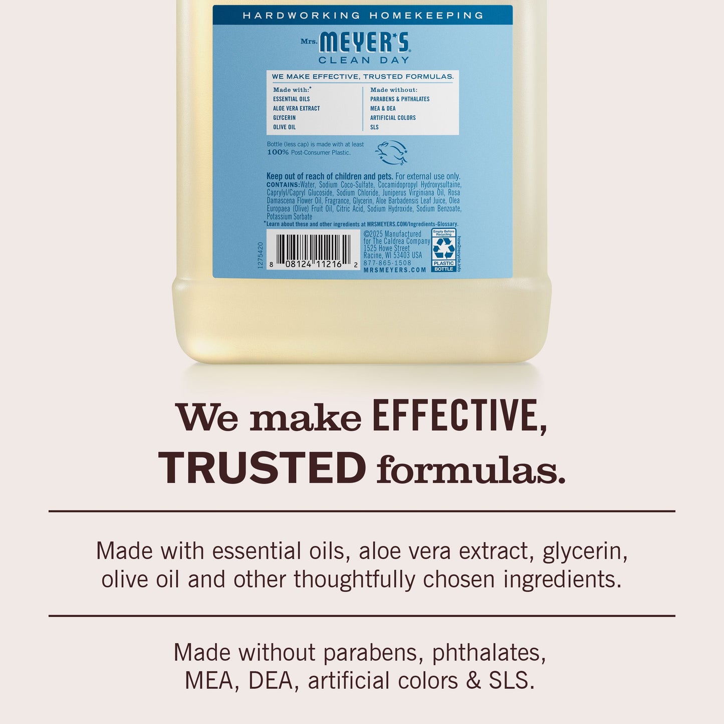 Mrs. Meyers Rain Water Liquid Hand Soap Refill - for Hand Care