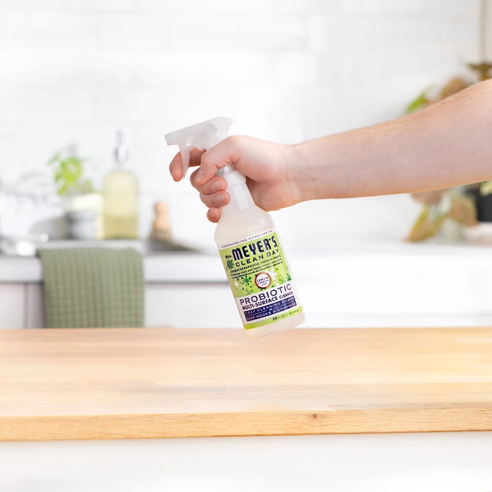 Mrs. Meyers Lemon Verbena Probiotic Multi - Surface Cleaner - for Home Cleaning