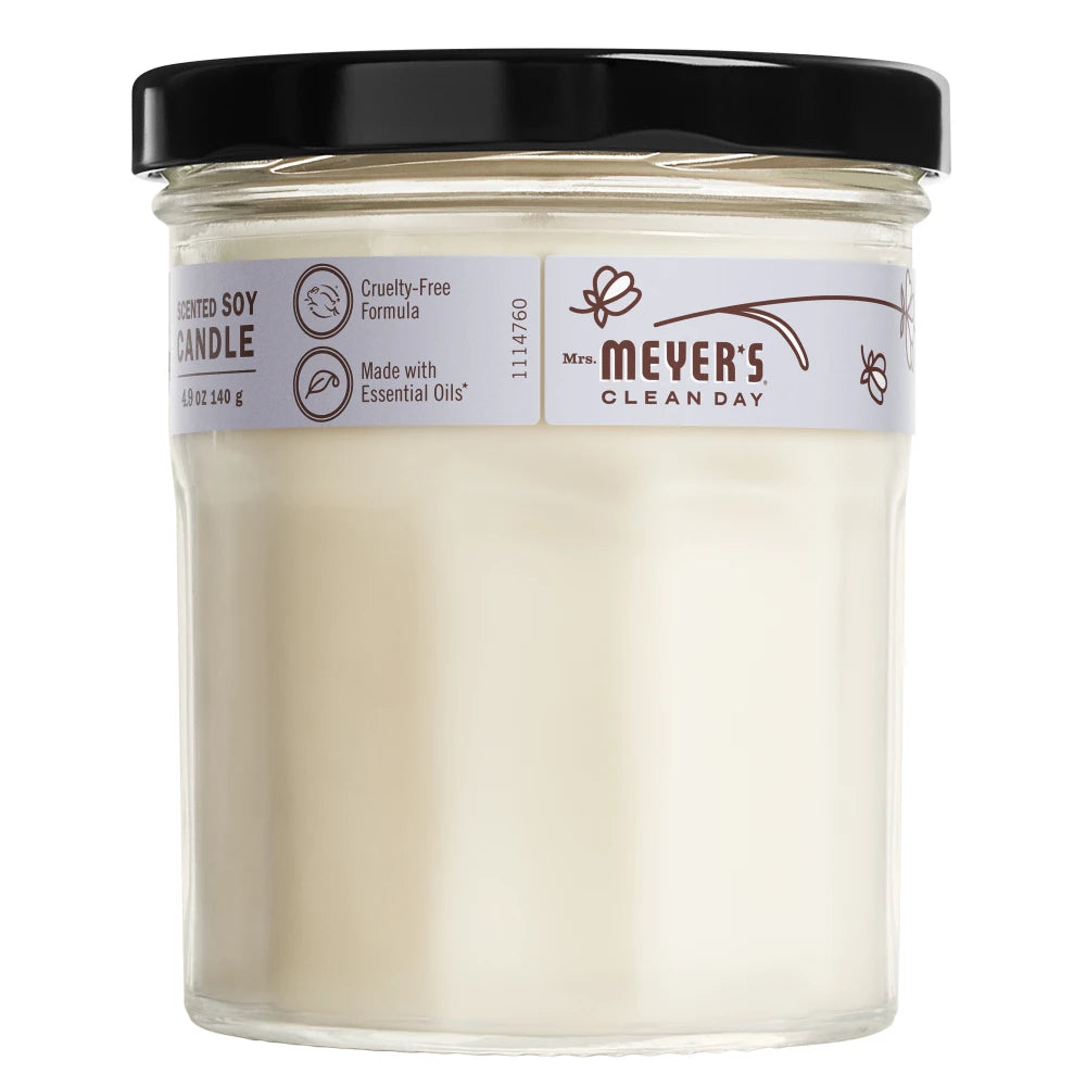 Large Lavender Scented Soy Candle Mrs. Meyers - for Home Fragrance