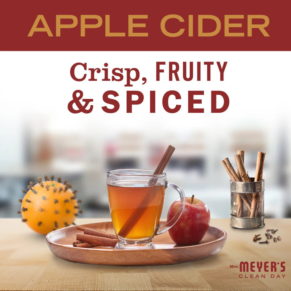 Mrs. Meyers Apple Cider Soy Candle Large - for Home Fragrance