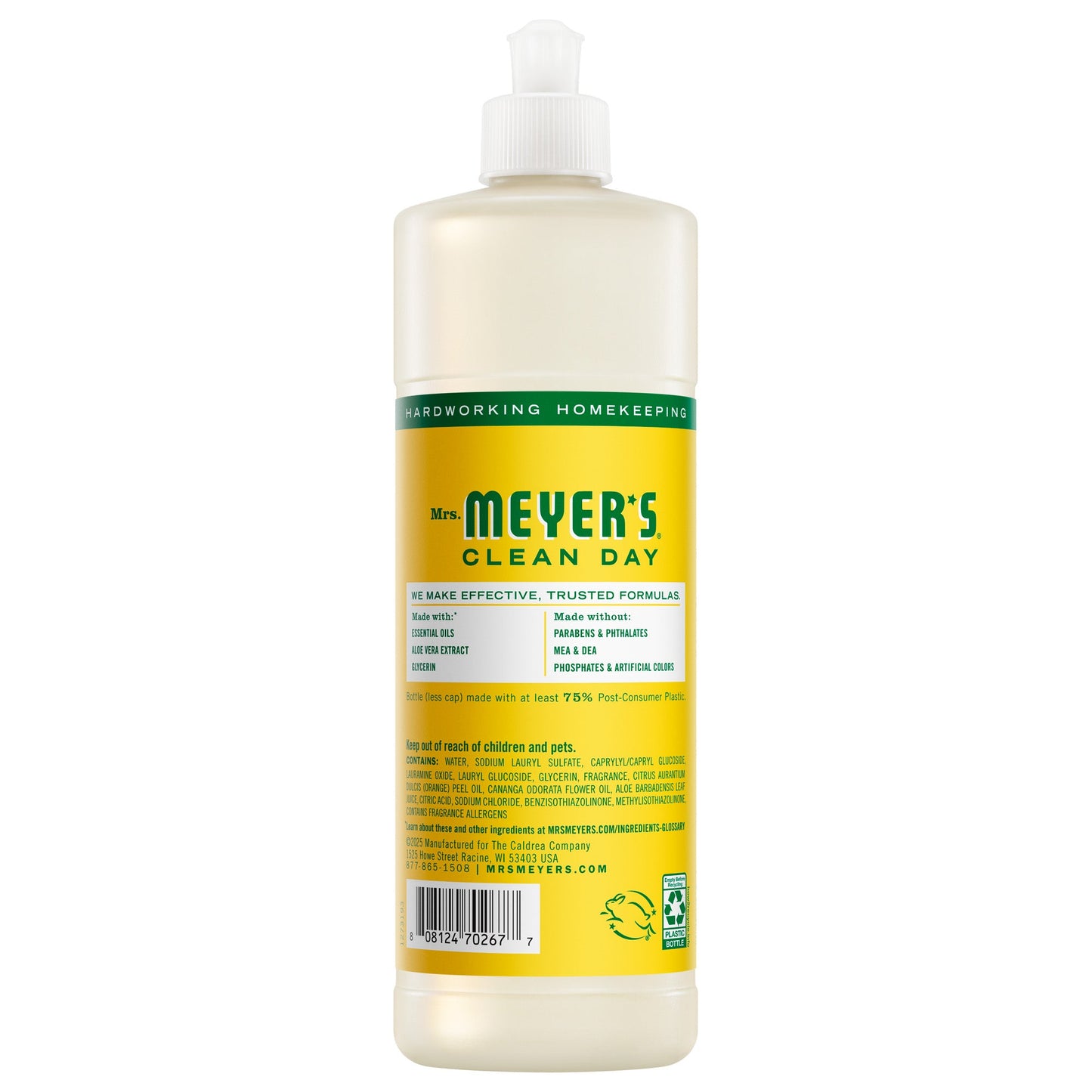 Mrs. Meyers Honeysuckle Dish Soap - for Dishwashing