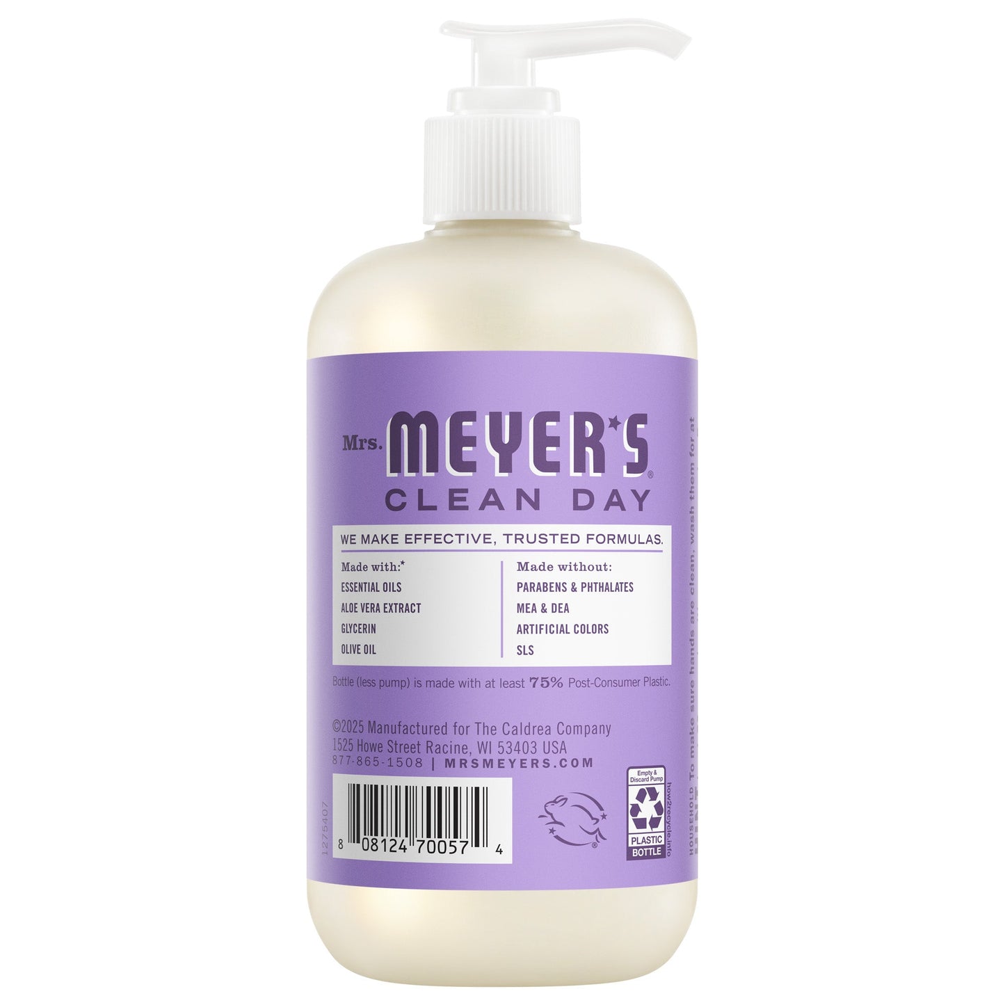 Mrs. Meyers Lilac Liquid Hand Soap - for Hand Care