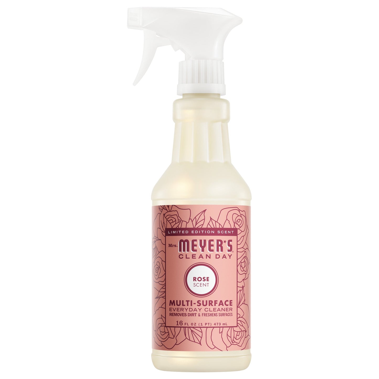 Mrs. Meyers Rose Multi - Surface Everyday Cleaner - for Home Cleaning