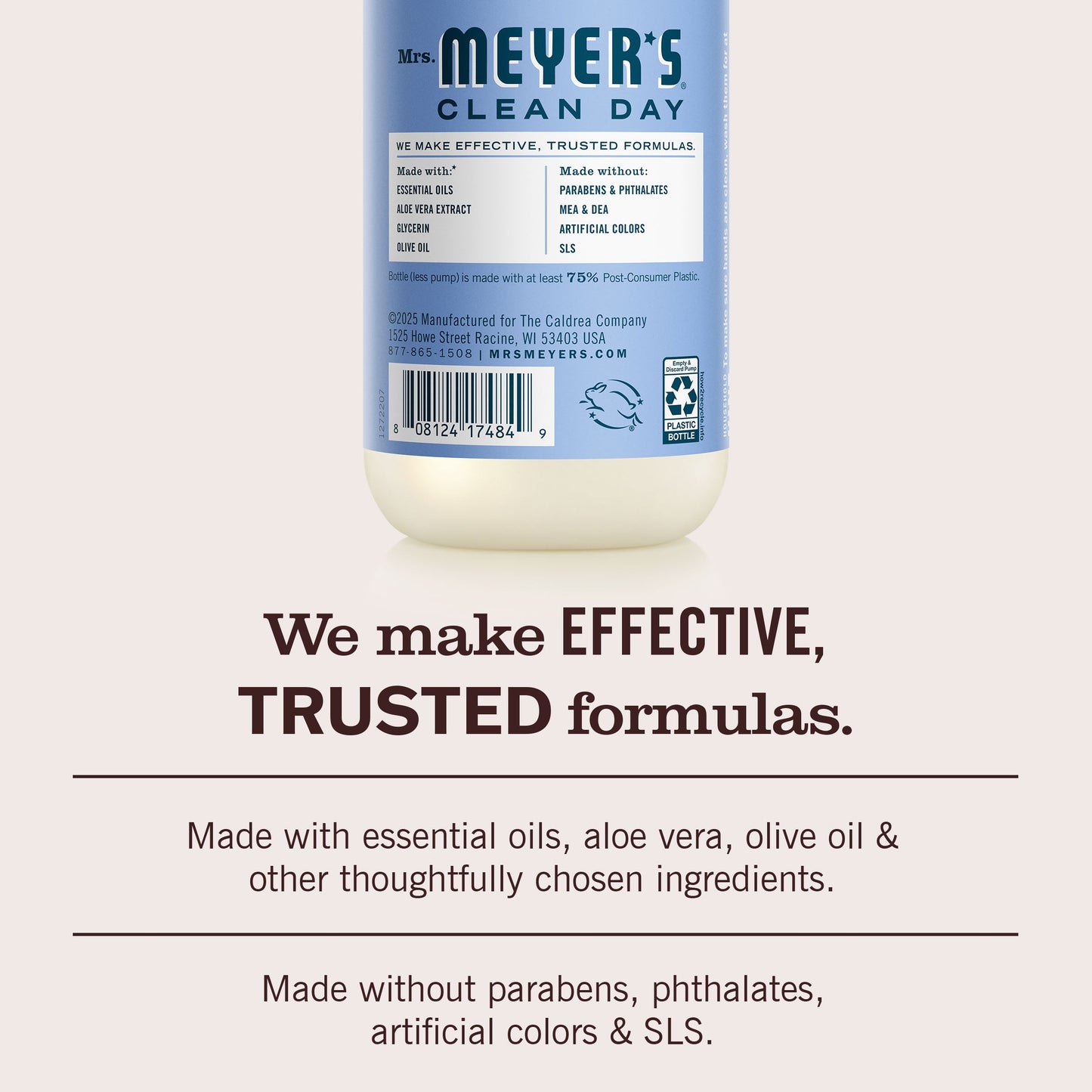 Mrs. Meyers Bluebell Liquid Hand Soap - for Hand Care