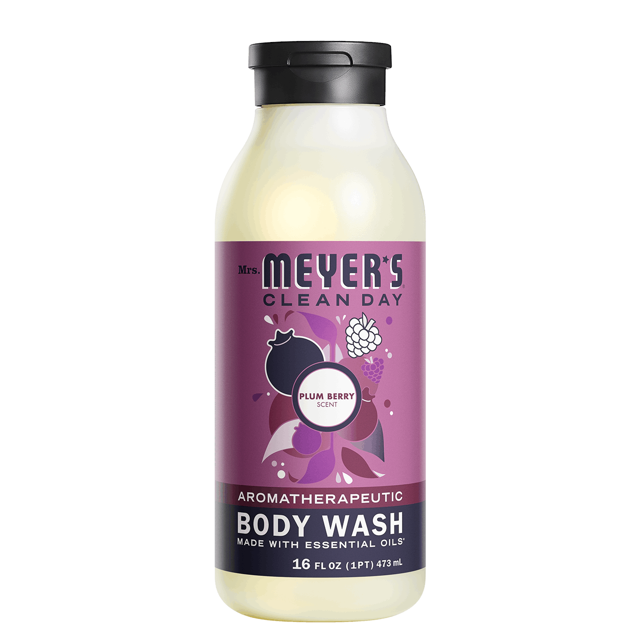 Mrs. Meyers Plum Berry Body Wash - for Body Care