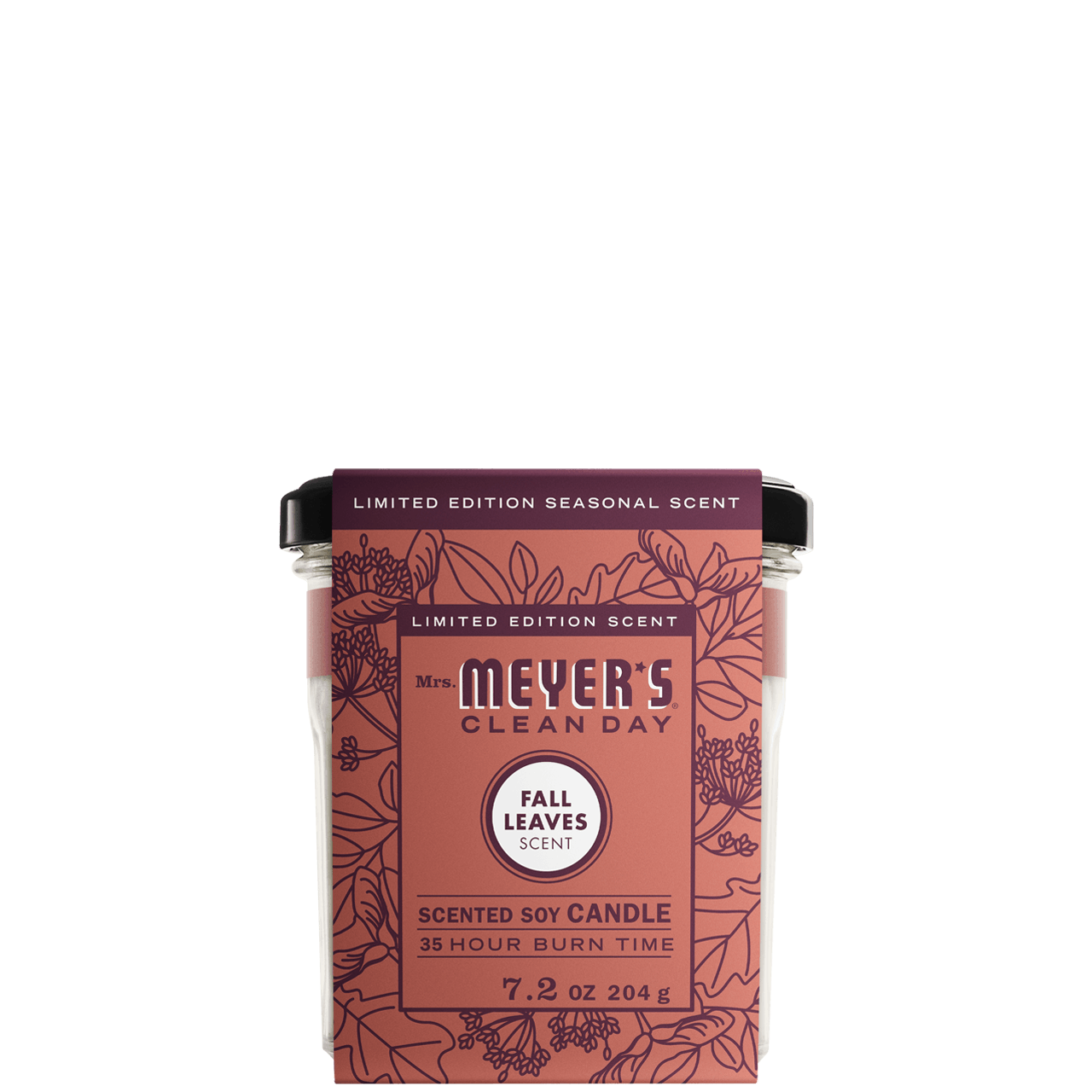 Mrs. Meyers Fall Leaves Soy Candle Large - for Home Fragrance