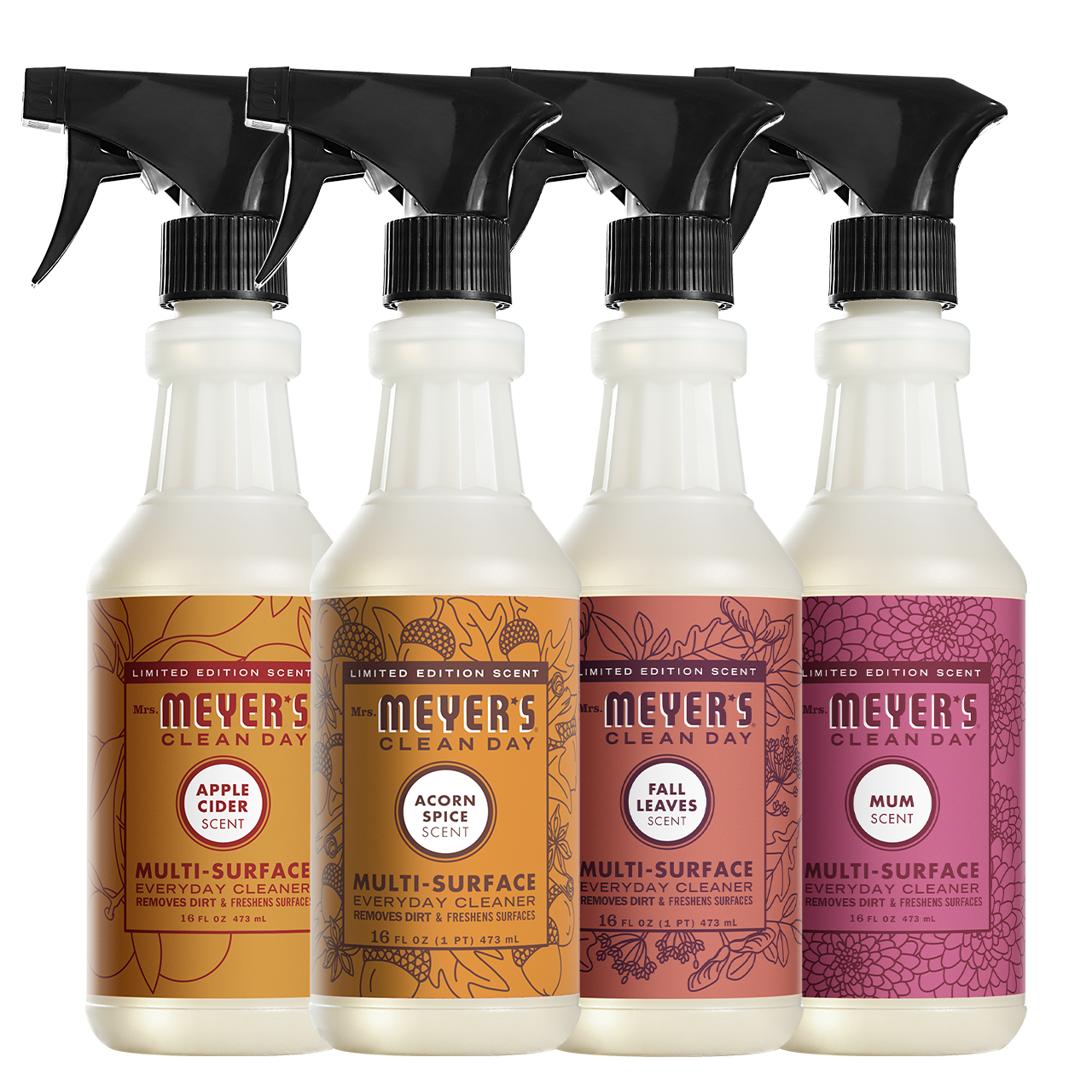 Mrs. Meyers Fall Seasonal Multi - Surface Everyday Cleaner Collection - for Coordinated Home Care