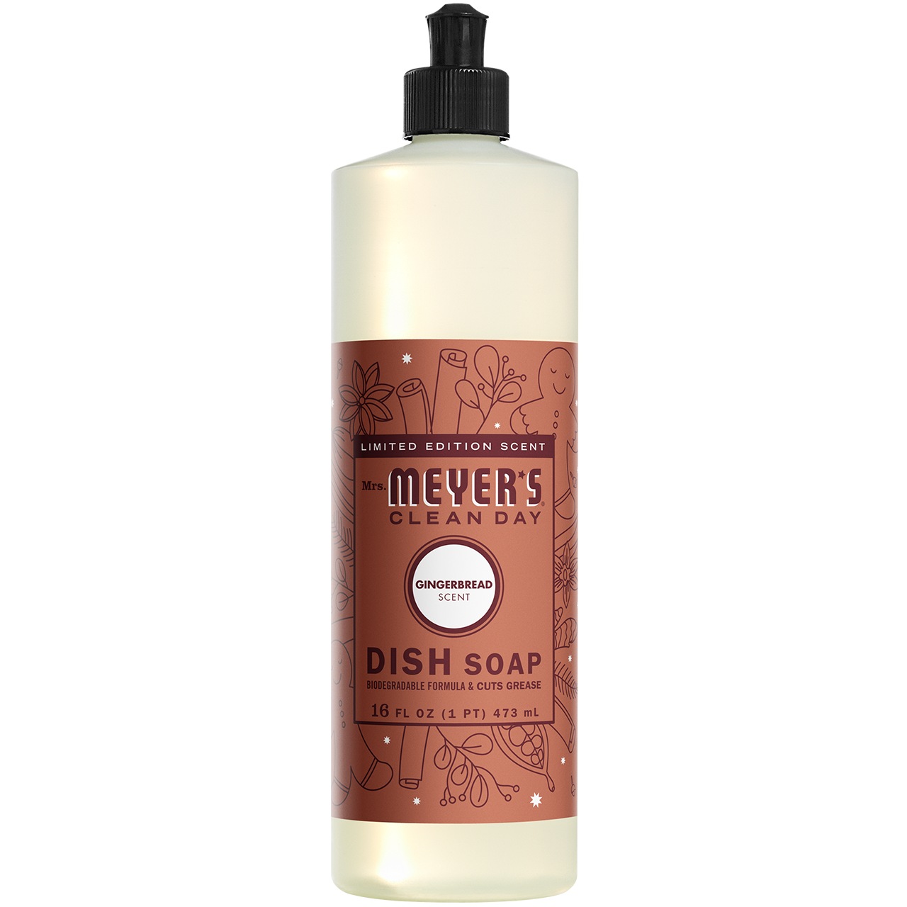 Mrs. Meyers Gingerbread Kitchen Basics Set - for Hand Care