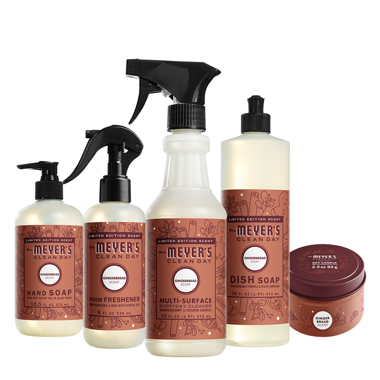Mrs. Meyers Gingerbread Collection - for Hand Care