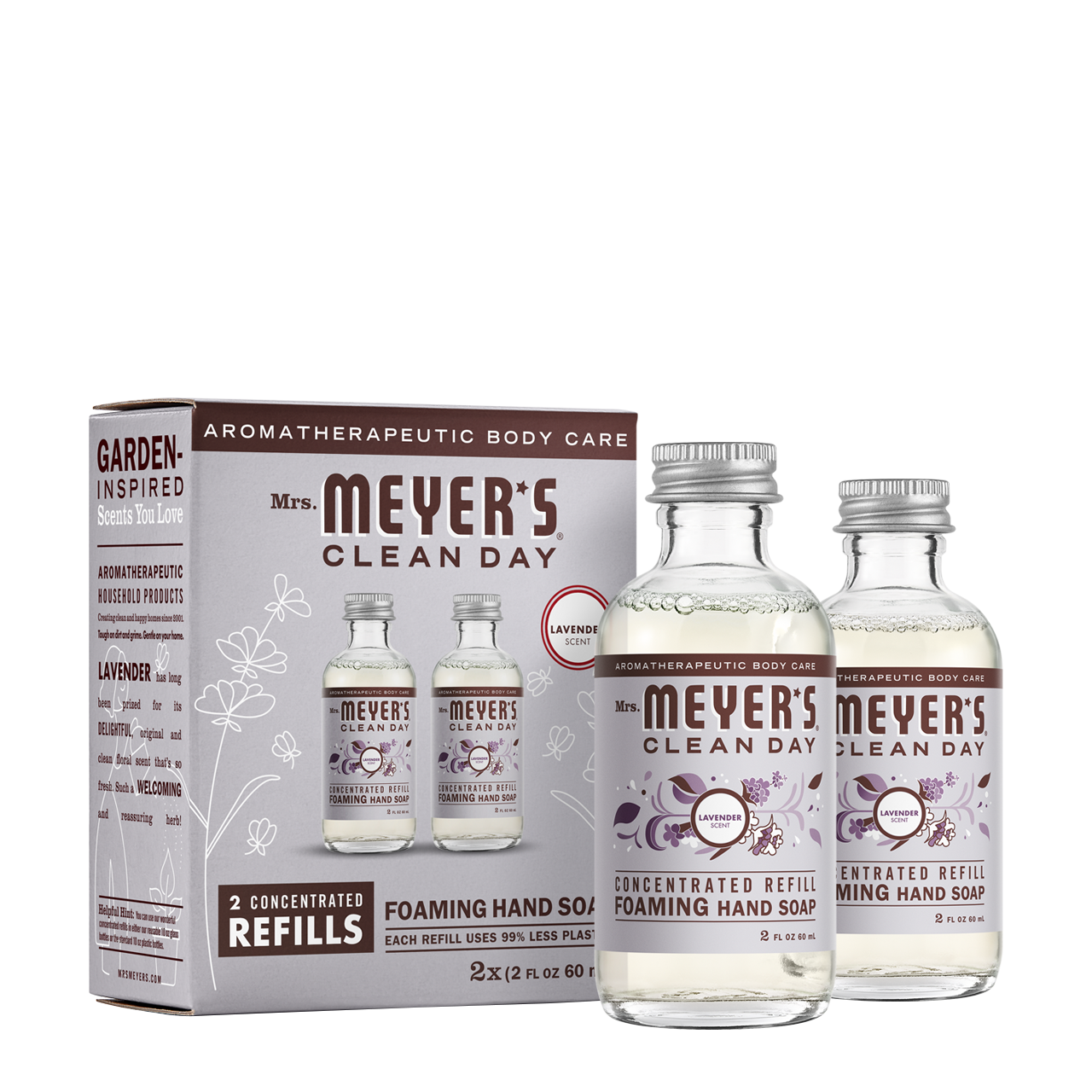 Lavender Foaming Hand Soap Concentrate Refills 2 - Pack - for Easy Refilling