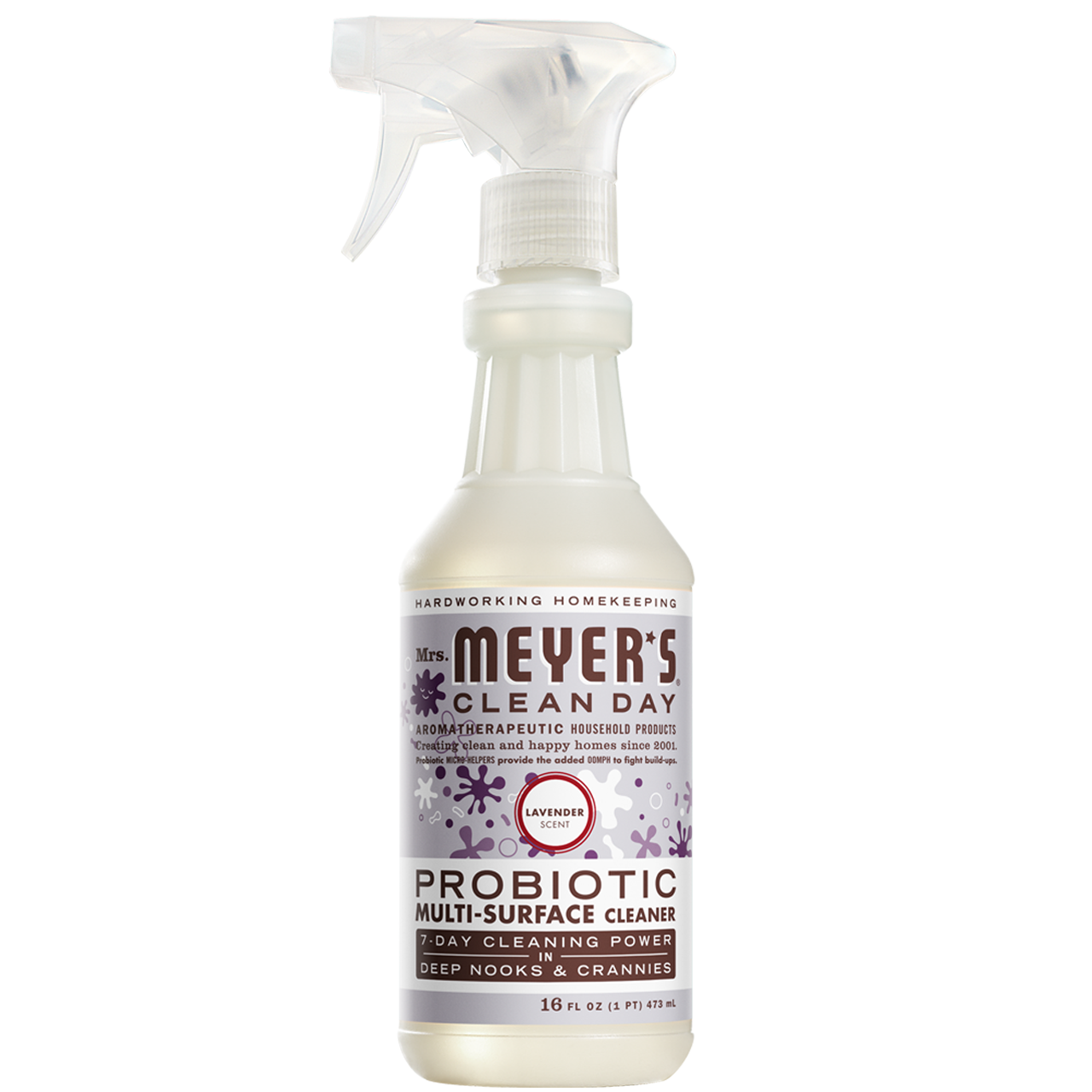 Mrs. Meyers Lavender Probiotic Multi - Surface Cleaner - for Home Cleaning