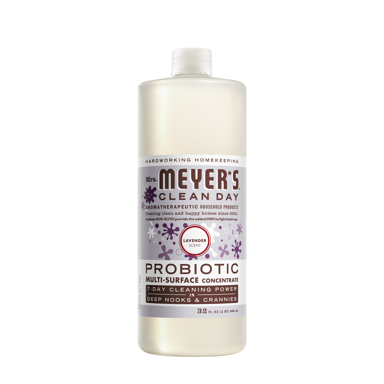 Mrs. Meyers Lavender Probiotic Multi - Surface Concentrate - for Easy Refilling