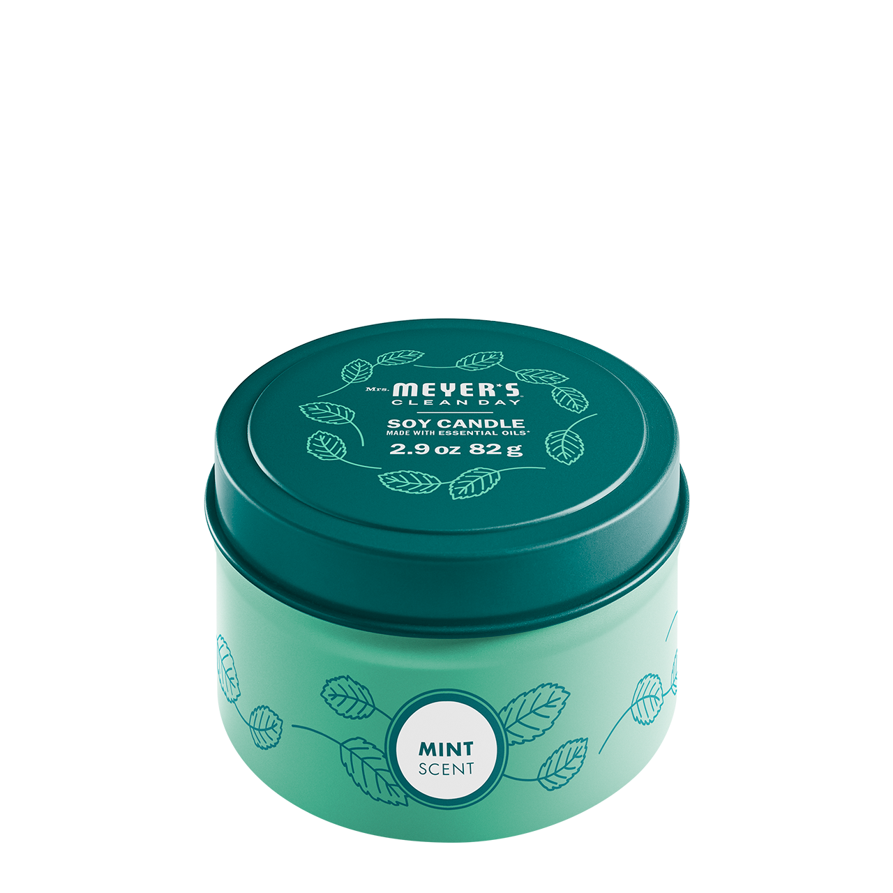 Mint Tin Candle Mrs. Meyers - for Home Fragrance