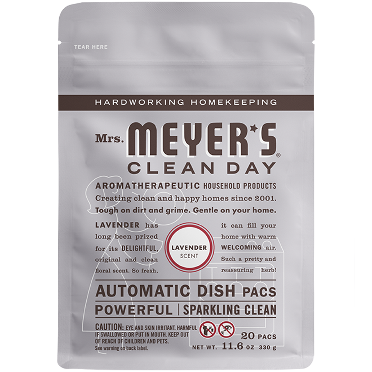 Mrs. Meyers Lavender Automatic Dish Packs - for Dishwashing