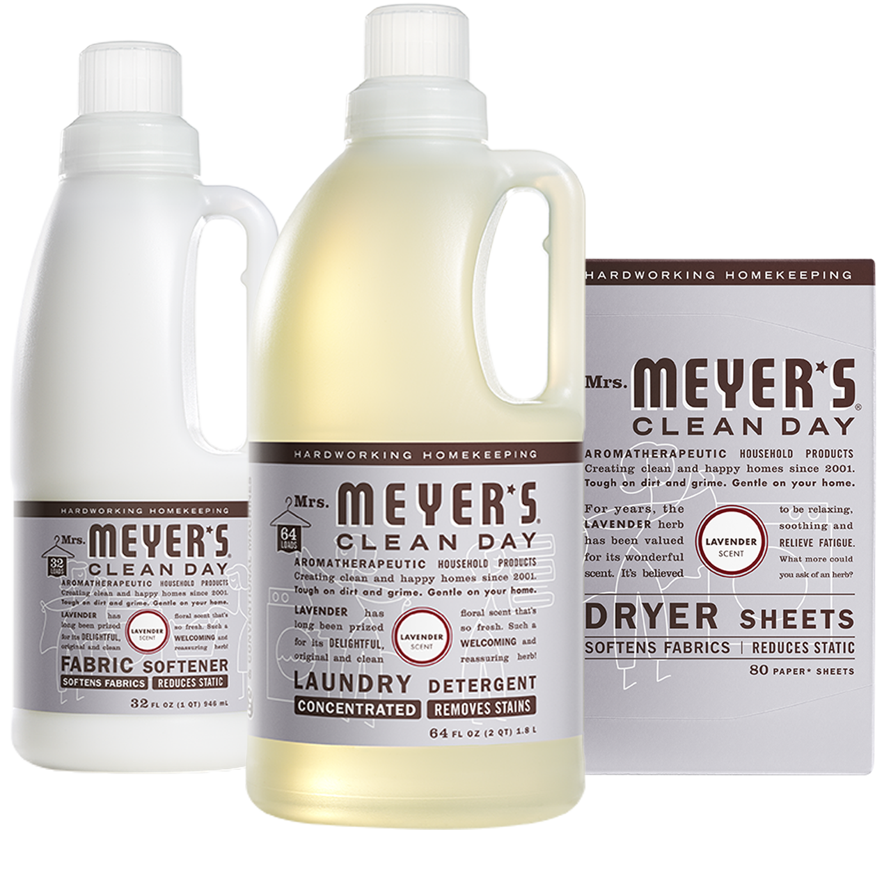 Mrs. Meyers Lavender Laundry Set - for Laundry Care