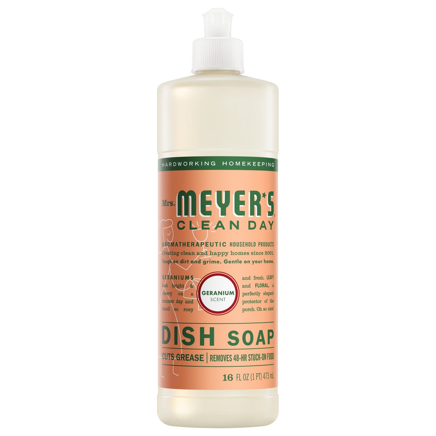 Mrs. Meyers Geranium Dish Soap - for Dishwashing