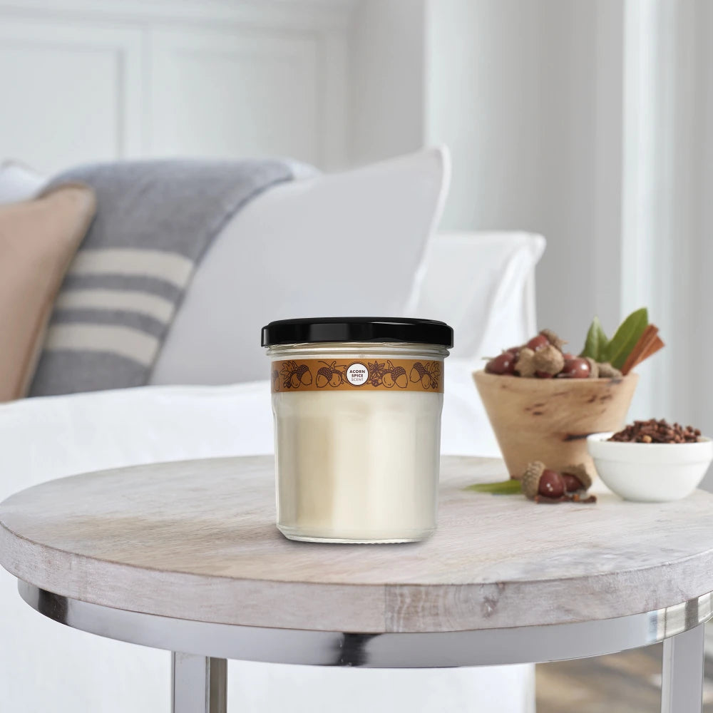 Mrs. Meyers Acorn Spice Soy Candle Large - for Home Fragrance
