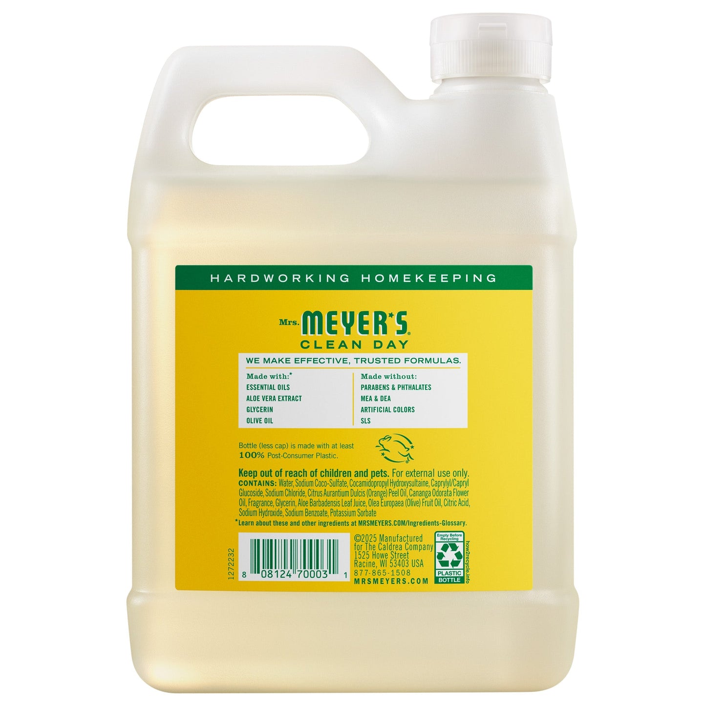Mrs. Meyers Honeysuckle Liquid Hand Soap Refill - for Hand Care