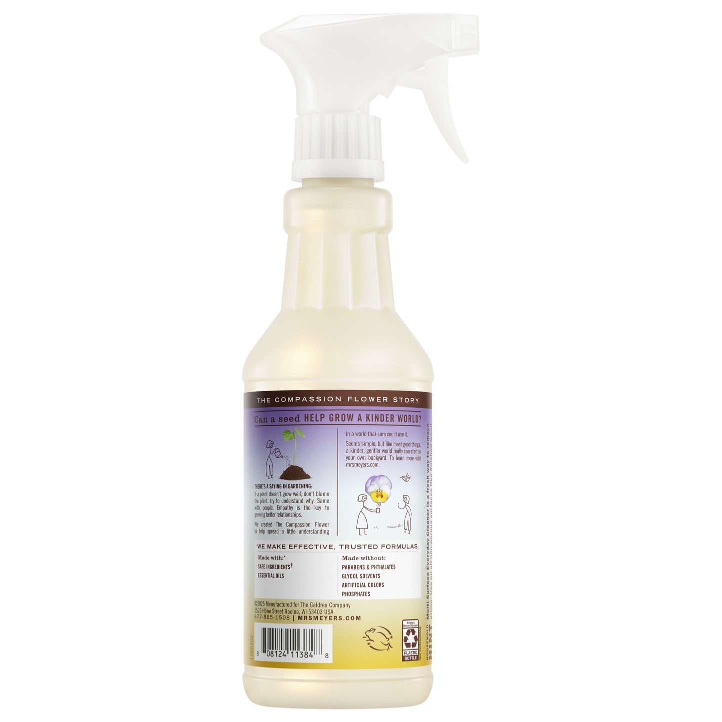 Compassion Flower Multi - Surface Everyday Cleaner Mrs. Meyers - for Home Cleaning