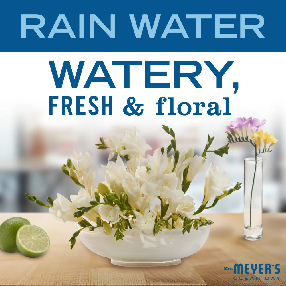 Mrs. Meyers Rain Water Tin Candle - for Home Fragrance