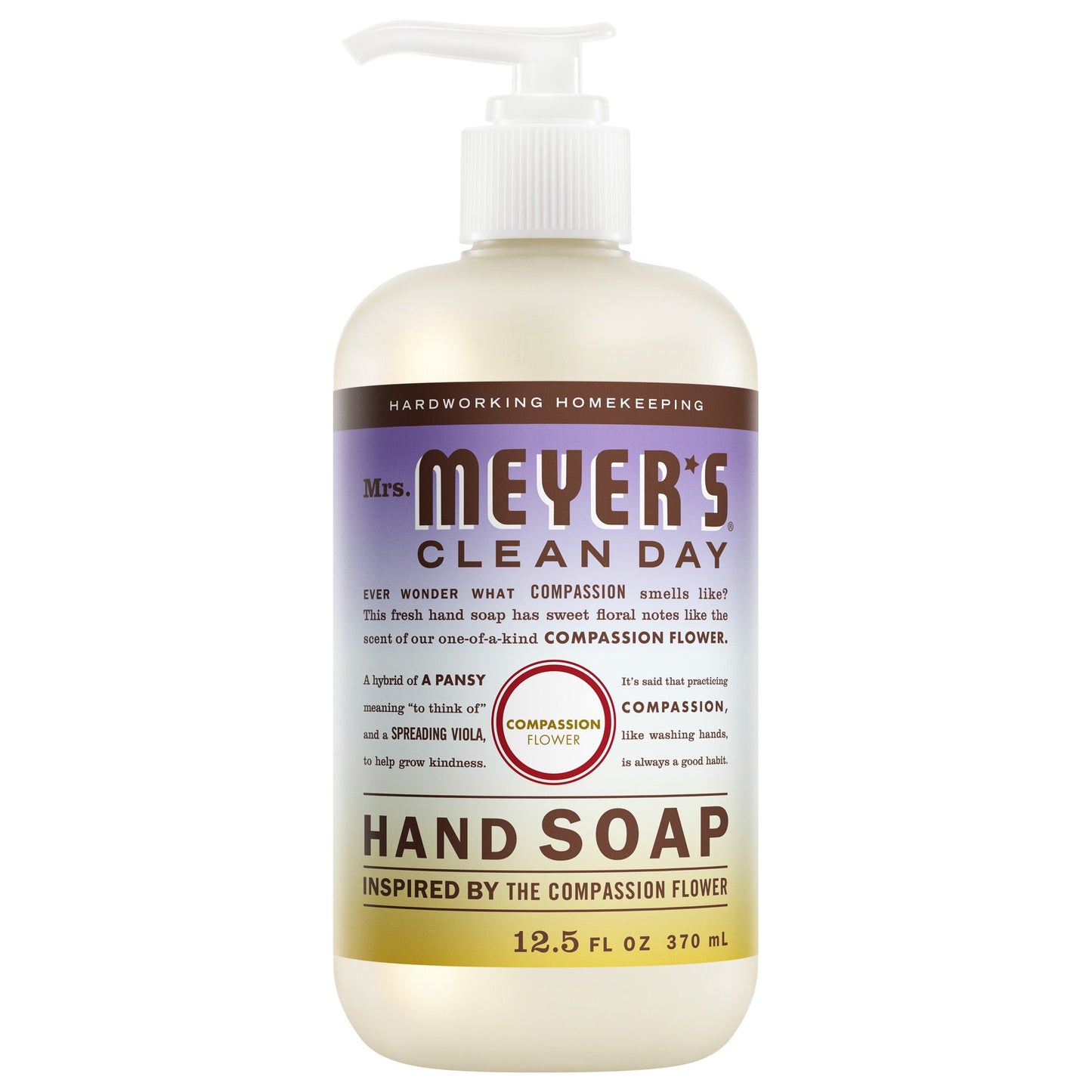 Compassion Flower Liquid Hand Soap Mrs. Meyers - for Hand Care