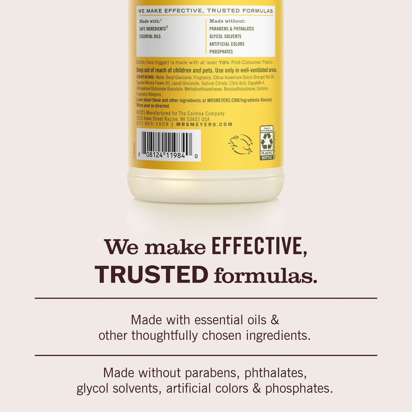 Mrs. Meyers Dandelion Multi - Surface Everyday Cleaner - for Home Cleaning