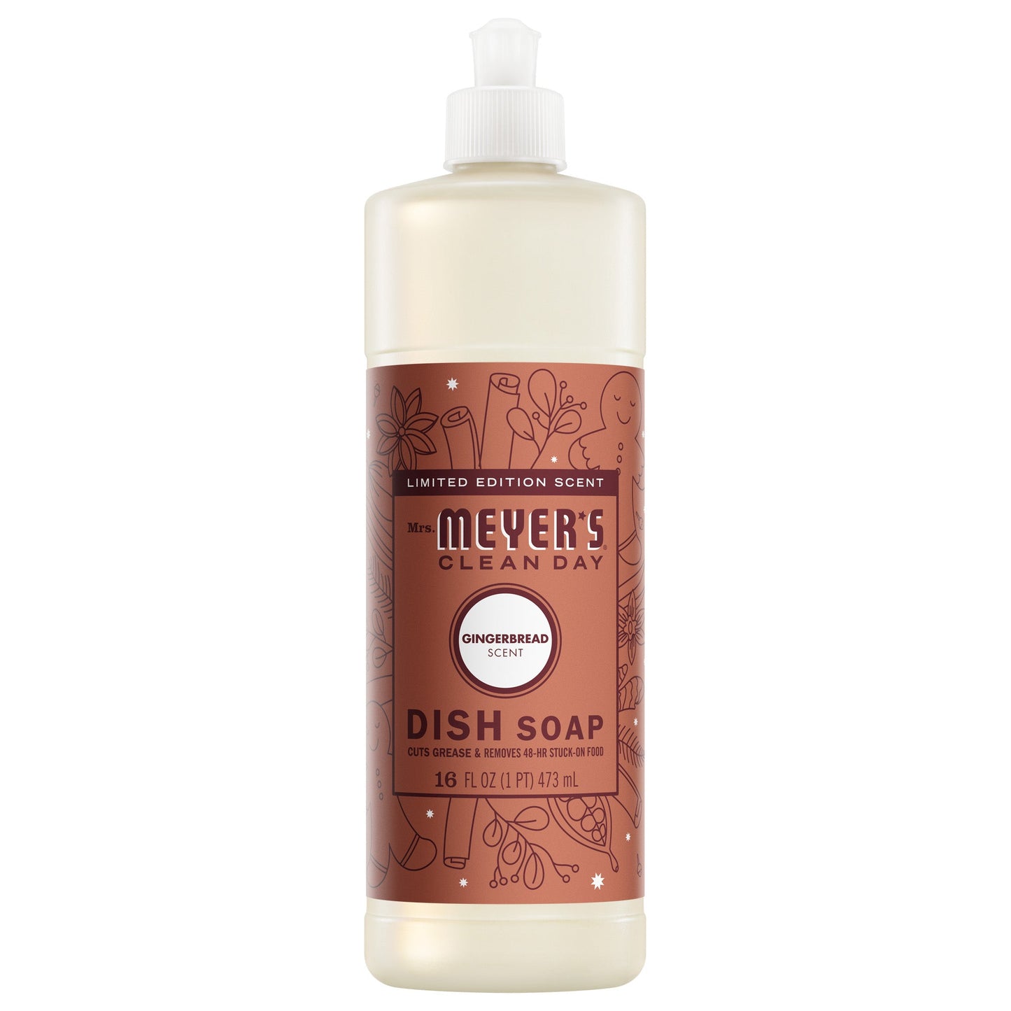Mrs. Meyers Gingerbread Dish Soap - for Dishwashing
