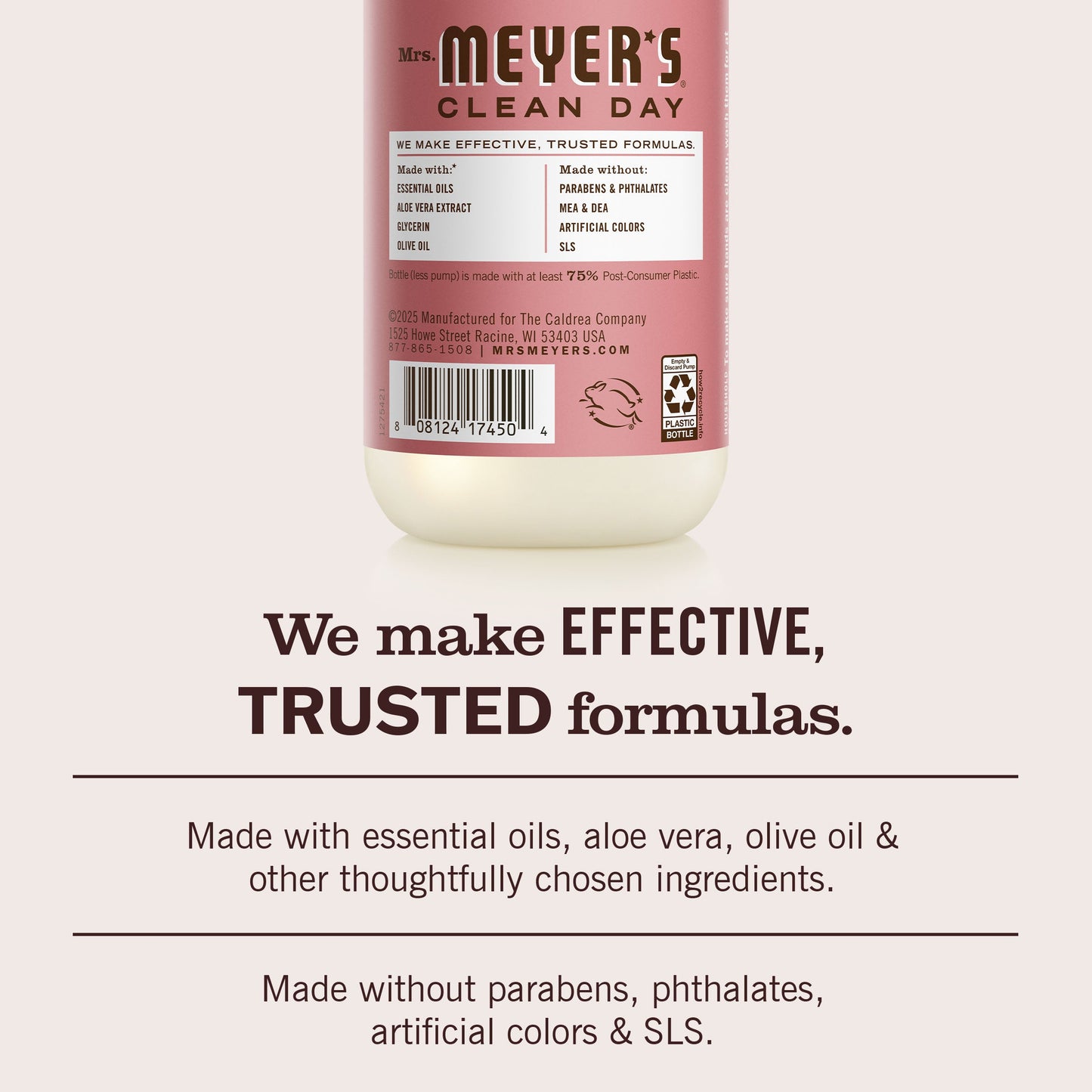 Mrs. Meyers Rosemary Liquid Hand Soap - for Hand Care