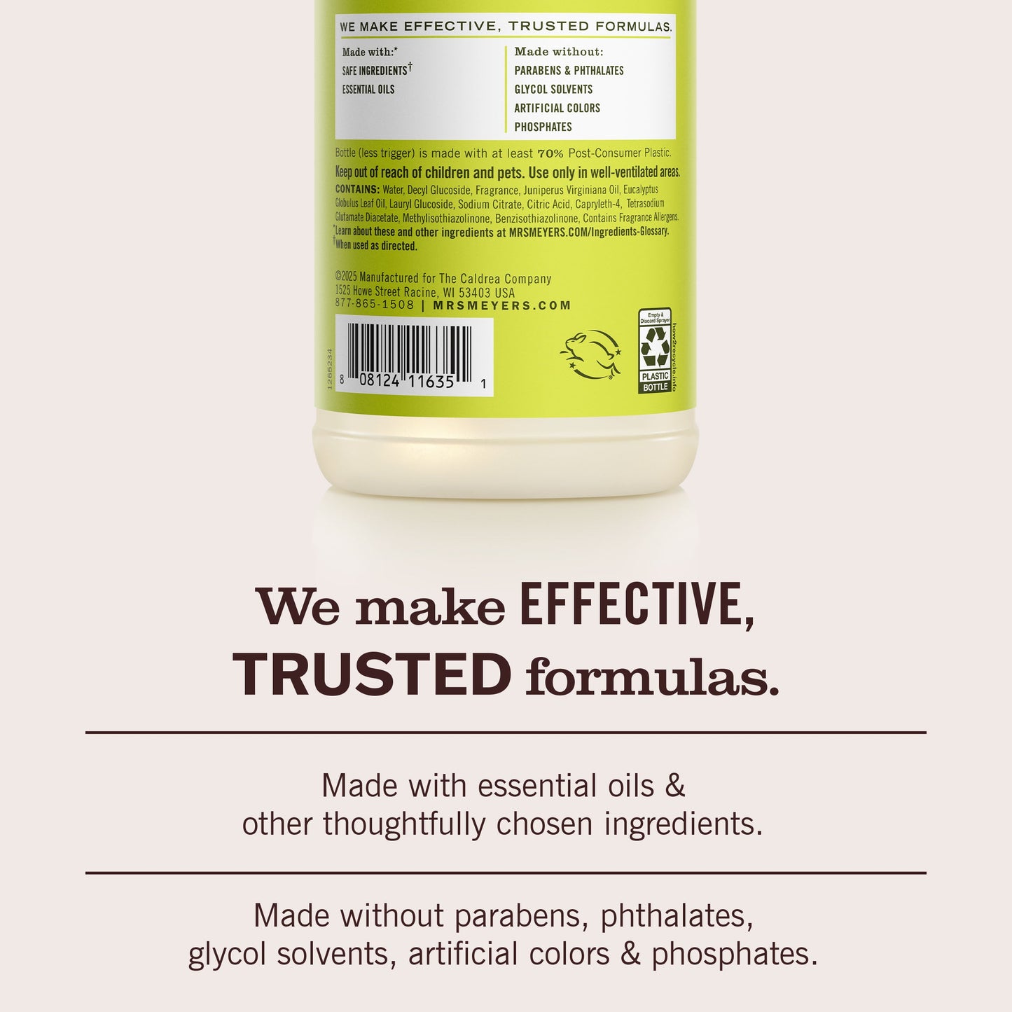Pear Tree Multi - Surface Everyday Cleaner Mrs. Meyers - for Home Cleaning