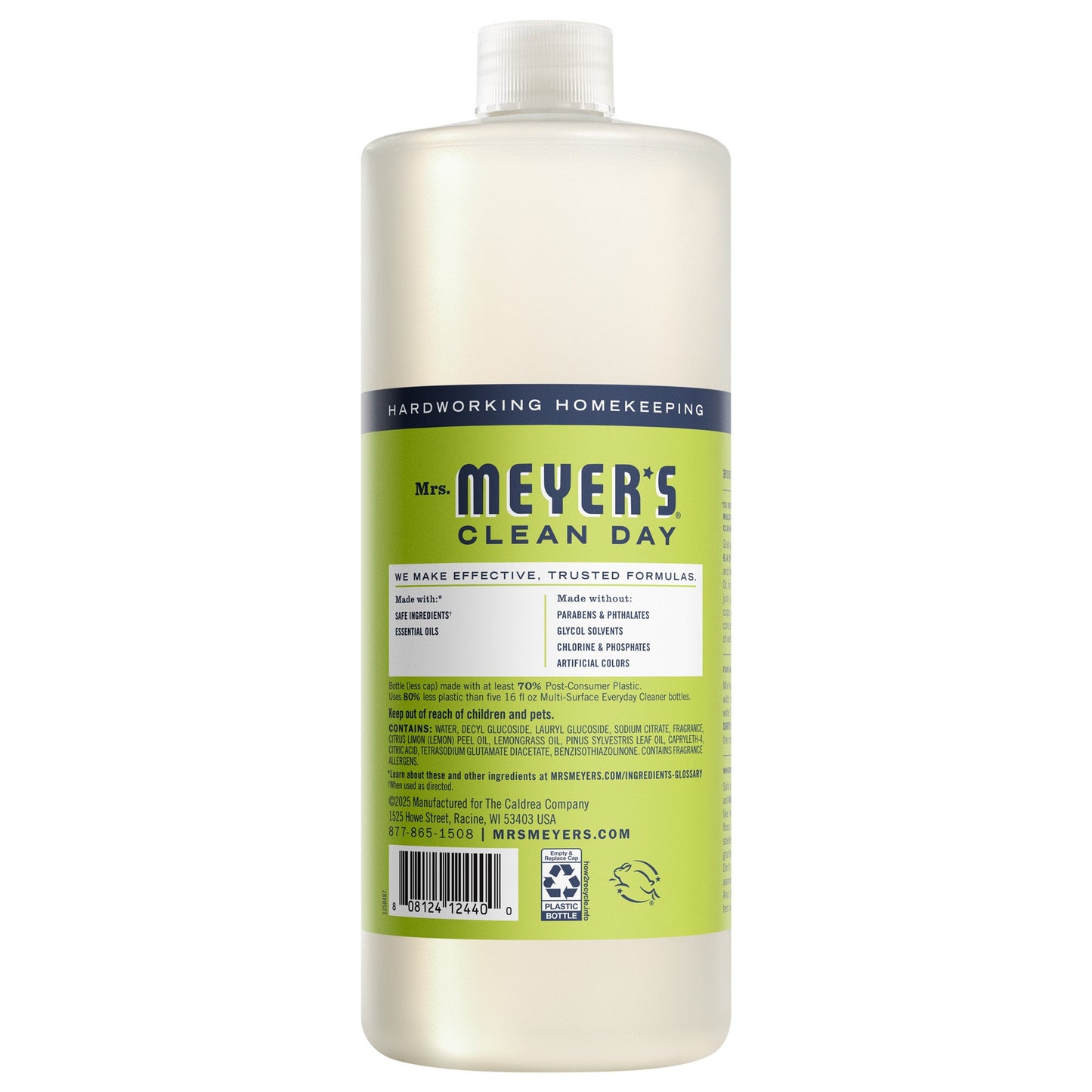 Mrs. Meyers Lemon Verbena Multi - Surface Concentrate - for Easy Refilling