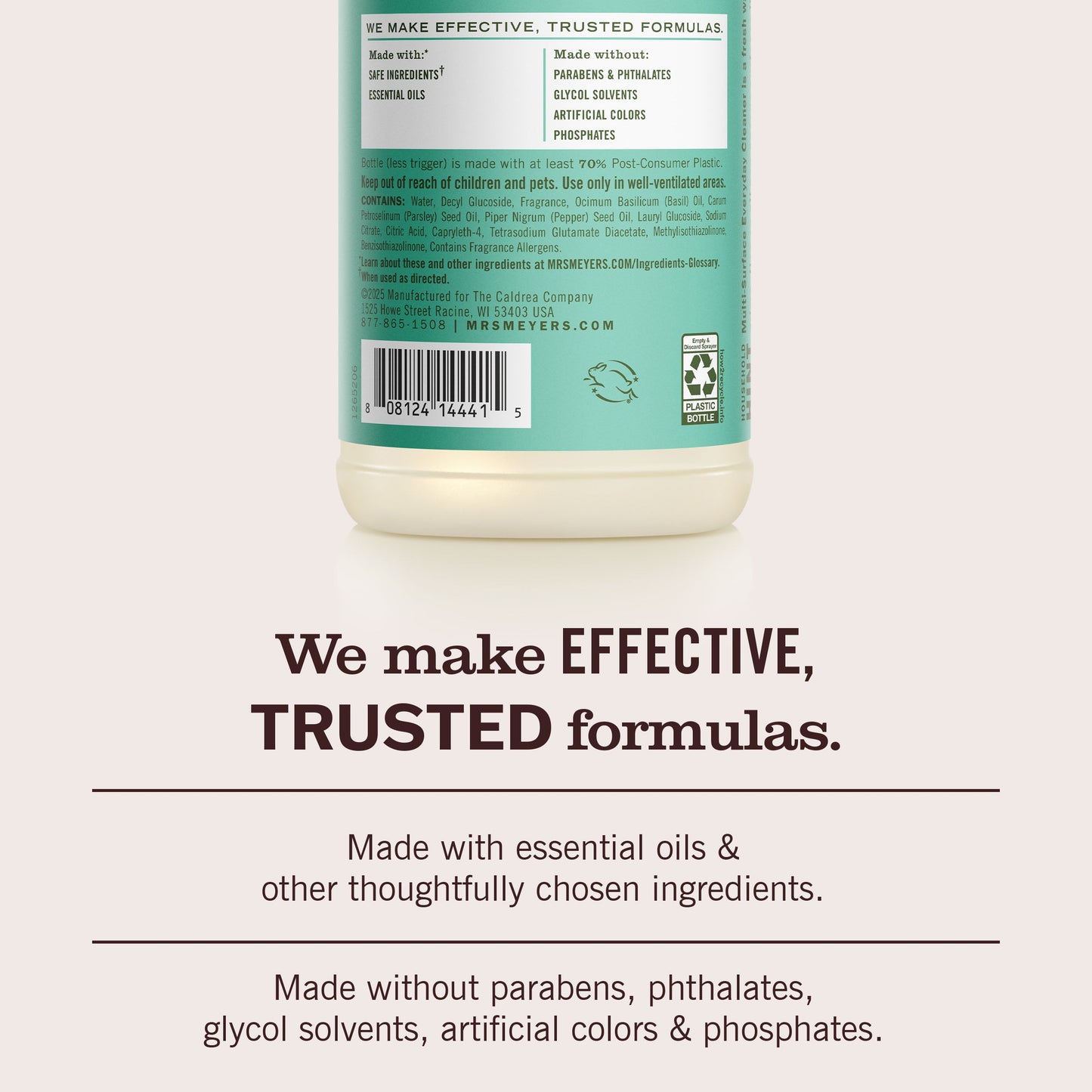 Mrs. Meyers Basil Multi - Surface Everyday Cleaner - for Home Cleaning