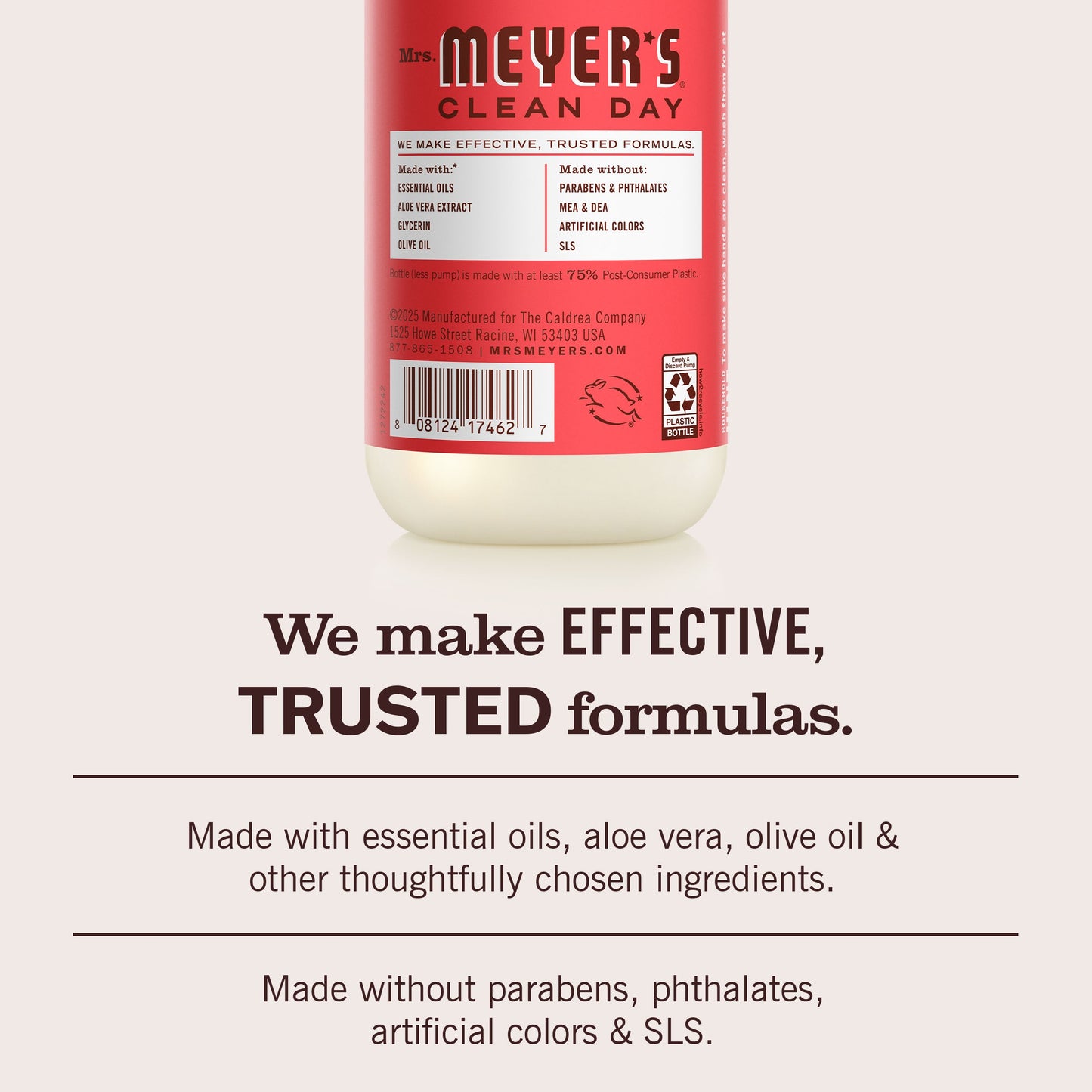 Mrs. Meyers Rhubarb Liquid Hand Soap - for Hand Care