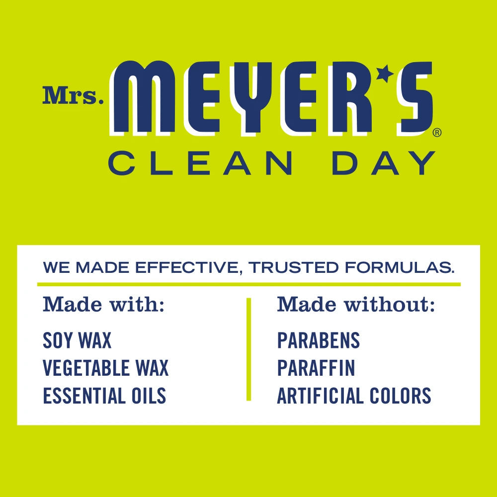Mrs. Meyers Lemon Verbena Tin Candle - for Home Fragrance