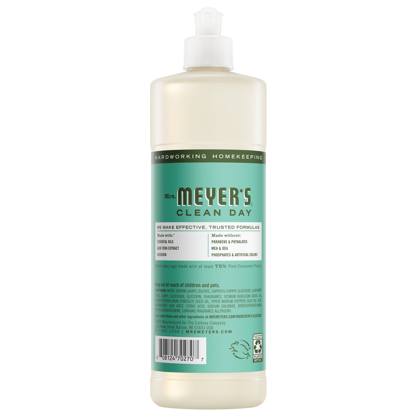 Basil Dish Soap Mrs. Meyers - for Dishwashing