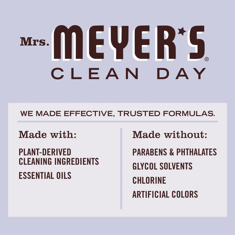 Mrs Meyers Lavender Multi - Surface Everyday Cleaner Concentrate Refill 2 - Pack - for Easy Refilling