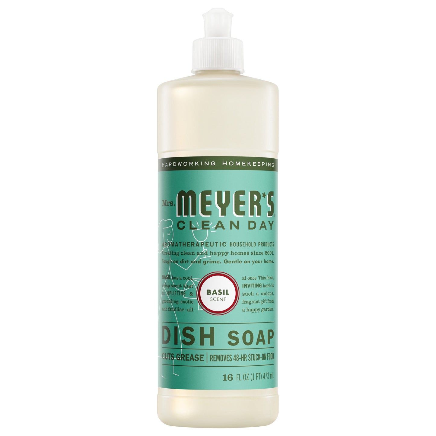 Basil Dish Soap Mrs. Meyers - for Dishwashing