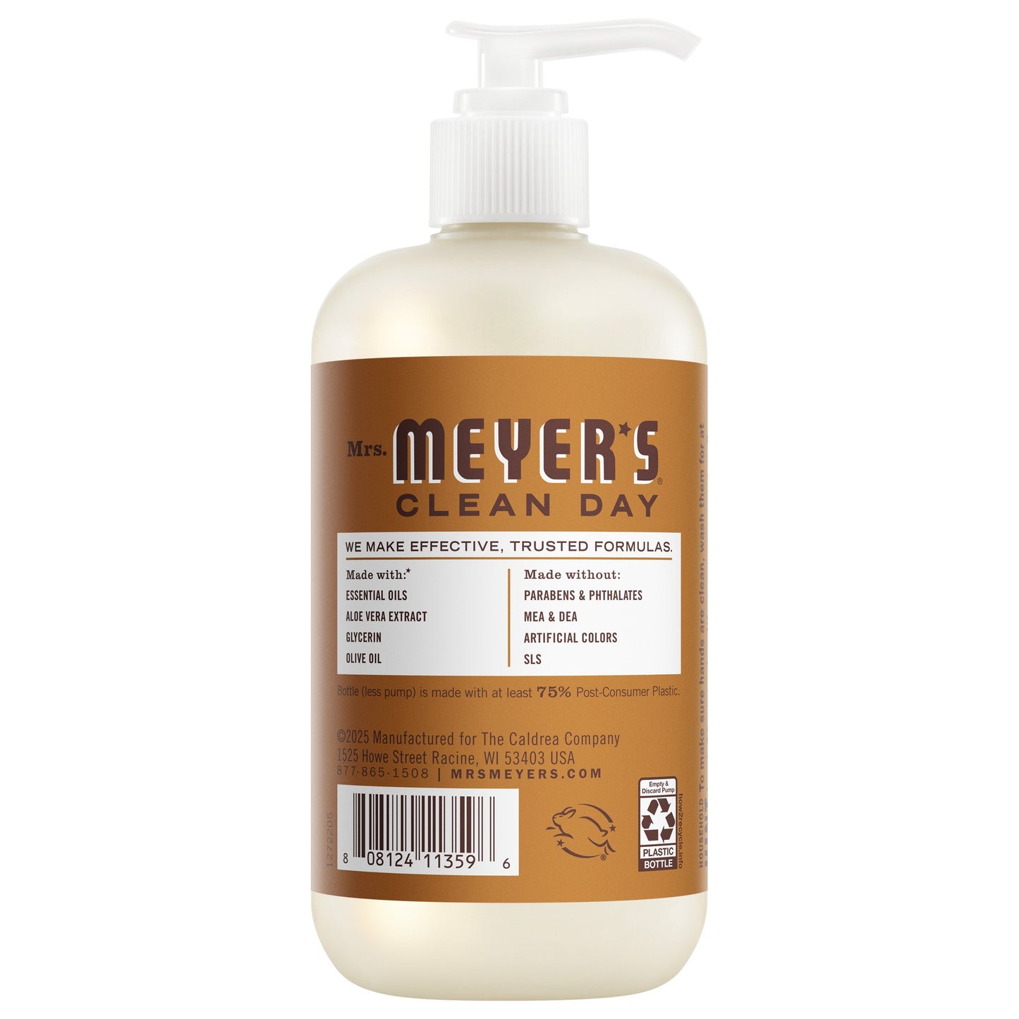 Mrs. Meyers Acorn Spice Liquid Hand Soap 3 - count Bundle - for Hand Care