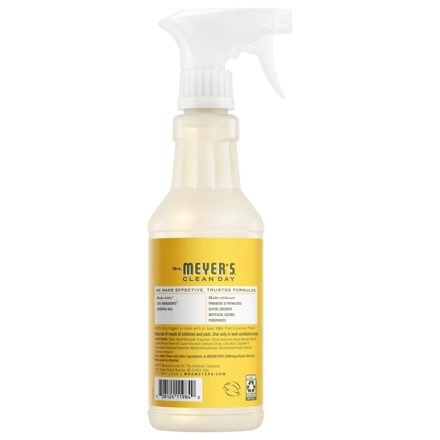 Mrs. Meyers Dandelion Multi - Surface Everyday Cleaner 3 - count Bundle - for Coordinated Home Care